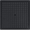 Lumanois Testa Doccia a Pioggia in Acciaio Inox 30x30 cm Quadrata Nera, Componenti doccia,Soffioni doccia, 1.4kg-147697