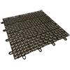 Ezooza MultiFlex - 11 Piastrelle Drenanti Flessibili per Esterni (1 m²), 30x30 cm, Plastica Riciclata, Colore: Marrone