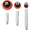 Besttoolifes Set di aste di prolunga per filettatura M14 e cuscinetti per lucidatura, alberi da 75 mm, 100 mm, 140 mm, con cuscinetto di supporto per smerigliatrice angolare, kit di fissaggio per trapano da 6