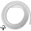 Dichtungshelden Schluss mit Zugluft im H Guarnizione per porta di alta qualità, colore bianco, lunghezza 5 metri per un isolamento perfetto (bianco)