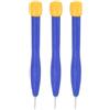 QUARKZMAN 3Pcs Cacciavite In Plastica 1.3 mm Testa A Fessura Cacciavite Per Riparazioni Ceramiche Utensile Manuale Con Copertura Rotante Per Regolazione Circuiti Ad Alta Frequenza