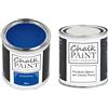 Chalk PAiNT PAINT EVERYTHING CHALK PAINT EVERYTHING Blu & FINITURA - Kit Pronto Vernicia e Proteggi (250 ml + 250 ml)