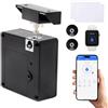 mumisuto Serratura Intelligente Per Armadio Nfc, Serratura Per Cassetti Senza Chiave, Blocco Intelligente, Serratura Invisibile, Serratura Elettronica Per Cassetti Per Cassetto