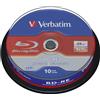 Verbatim BD-RE 25GB Blu-ray Riscrivibile (BD-RE), Confezione da 10 (Video Game)