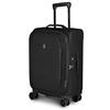 Victorinox Crosslight Frequent Flyer Softside Carry-On, Valigia da Cabina, Trolley, 23 x 35 x 55 cm, Nero