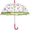 Esschert Ombrello da bambino trasparente farfalle, Multi-colore, trasparente