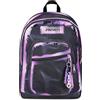 Seven Zaino Scuola FREETHINK, Doppio Scomparto, Nero, 34 L, Multifunzione, Tasca frontale, Tasca laterale portaborraccia, Scomparto Interno porta pc, Scuola media e superiore, Bambina, Ragazza