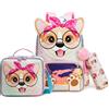 HTgroce Zainetti per bambini Corgi, Zaino Ragazza Zainetto Bambina Zaino Scuola Elementari Bimba