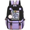Generisch Mengmiao K-Katseye, zaino unisex per bambini, impermeabile, con scomparto per laptop, grande spazio, stile coreano, zaino per fan con Sophia Manon Daniela Lara Megan Yoonchae, 1#8, 46*29*16 CM