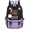 Generisch Mengmiao K-Katseye Zaino Unisex per Bambini, Impermeabile Zaino per la Scuola con Scomparto per Laptop, Ampio Spazio di Archiviazione, Zaino Stile Coreano Fan con Sophia Manon Daniela Lara Megan