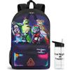 Get Trend Five Nights at Freddy's Zaino Bambino con Borraccia 500ml, Set Zaino Scuola e Tempo Libero, Scuola, Sport e Viaggio, Regalo Bambini (Multi FNAF)