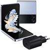 SAMSUNG Galaxy Z Flip4 Smartphone 5G, Sbloccato, Sim Free Android, Pieghevole 256GB, Blu (Light Blue), 2022