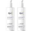 RoC Latte detergente struccante multiazione 3 in 1, 2 x 400 ml