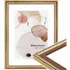 WANDStyle cornice foto legno 24x30 cm, cornici da parete, cornice vintage 30x24 cm, portafoto da parete, cornici foto oro per appendere, Photo Frame H400 - Made in Germany
