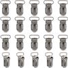 SUPERFINDINGS 15 mollette robuste per appendere tappeti, in ferro, 3,5 x 2,3 cm, colore nero, antiscivolo, per arazzi, asciugamani, sciarpe