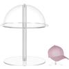 PH PandaHall 20cm Espositore per Cappelli Baseball Espositore per Parrucche, Supporto Trasparente a Cupola per Cappelli per Armadi Negozi Saloni