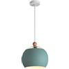 DADYA Lampadari in Stile Industriale Apparecchio di Illuminazione A Sospensione per Tavolo da Pranzo Macaron Paralume per Plafoniera in Stile Cinese Lampada A Sospensione A Colori in Stile Nordico