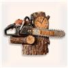 JLSKCN Orologio da Parete Personalizzato a forma di Taglio con Motosega con Nome, Decorazione da Parete in Acrilico 2D, Decorazione per la festa del papà, Regalo Personalizzato per Papà, Uomo