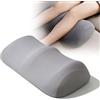 PORFOYO Cuscino ergonomico, per il sonno, 50 x 30 x 14,5 cm, per le ginocchia, per le vene, per le gambe, per le gambe, per le gambe, in memory foam, colore: grigio chiaro
