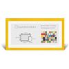 RahmenMax Morena - Cornice portafoto in legno, 34 x 90 cm, profilo moderno molto angolare, 90 x 34 cm, ampia scelta di colori: giallo con vetro sintetico trasparente 1 mm