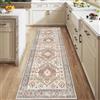 Nqexivo Tappeto Corridoio 60 x 200 cm Tappeti Lavabile in Lavatrice Antiscivolo Lungo Carpet Cucina Passatoia Tappeto Ingresso Interno Lungo per Corridoio Salotto Camera da Letto Bagno