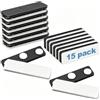 deegbbyi 15 Paia Chiusura Magnetica per Tende, Clip Magnetiche per Tende con Retro Adesivo, per Chiusura per Tende, Clip per Nome, Porta Badge, Oscuranti, Accessori per Tenda da Finestra