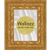 Wallazz Cornice Portafoto in Legno Pregiato - Made in Italy - Vetro Sintetico Infrangibile Crilex - Cornice per Tela - Design Italiano e Qualità Artigianale, 70x100cm Oro
