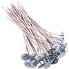 GSXRB ECO16 - Stoppini pre-cerati per candele di soia, 20,3 cm di spessore, con base, 100 pezzi