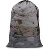 Meowoo 1Pcs Retina per Lavatrice, 70x90 cm Sacchetti Lavatrice Biancheria, Sacchetto di Lavaggio Grandi Coulisse Sacco della Biancheria Borsa della Lavanderia, Vestiti Borse Lavaggio, Nero