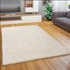 Paco Home Tappeto Salotto Moderno Soggiorno Pelo Lungo Peloso Monocolore Moderno Tappeto Morbido, Dimensione:60x100 cm, Colore:Avorio (Crema)