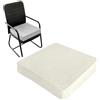 Generico Cuscino per Sedia con Rialzo, Cuscino del Sedile Antiscivolo Spesso per Pavimento, per Anziani, Cuscini per Sedili da Esterno per Adulti, per Ufficio, Sedia a Rotelle,Beige Gray,30x30x10cm