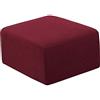 AQIGR Copri Pouf Elasticizzato 45 x 45/60x60/80x80/90x90 Copertura Dell'Ottomano Rimovibile Fodera per poggiapiedi Copri Pedaliera per Soggiorno (Color : #1, Size : L)
