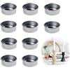 XIONGXIAOZHI 10 Pezzi Portacandele Inserto Contenitori Porta Tealight Retrò Candeliere Inserti Per Candele In Metallo Candelabri Natalizi Per Candele Ad Albero, Portacandele Affusolati, Candelieri