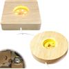 Leikurvo Base per display fai da te con USB, per blocco di vetro, cristallo, acrilico e gioielli in resina, confezione da 2