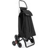 Rolser Carrello Portaspesa Rolser Saquet LN 6 ruote Montascale - Nero