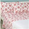 Russo Tessuti Completo Letto Cotone Lenzuola Stile Marinaio Marino Coralli Mare Estate Singolo Azzurro