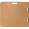 Kurtzy Cartellina Rigida con Pinza Grande - 66 x 58,3 cm - Portablocco Legno con Maniglia e Doppia Clip - Clipboard Clip Ferma Fogli per Pittura, Disegno e Schizzi - Studio, Aula Scolastica e Ufficio