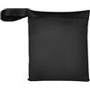 KMKANPO 1 Pezzi 30 * 22.5cm sacco biancheria sporca,sacchetti impermeabili Riutilizzabile,Sacco Biancheria Sporca Viaggio,con cerniera,per Gym,nuoto(Nero)