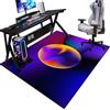 WAWFONG Tappeto Sedia Gaming Tappeto Salvapavimento Antiscivolo Tappetino per Sedia da Ufficio Tappeto per Sedia con Ruote Tappetino Sedia da Gaming Multiuso Tappeto sotto Scrivania 130 x 170 cm