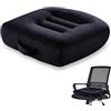 Aicharynic Cuscino ergonomico ortopedico per sedia da ufficio, auto, 40 x 40 cm, per sedia a rotelle o rialzo per adulti, extra largo
