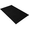 Comart - Tappeto Arredo Puffy - Design Moderno - Lavabile in Lavatrice - Fondo Antiscivolo - Super Morbido - Pelo Corto - Tappeto per Salotto e Camera da Letto - Nero - Rettangolare 40x60 cm