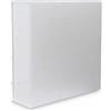 Area illumina Applique LED da Parete, Bianca, IP65, 3CCT 3000K-4000K-6500K, Quadrato 20W 2100lm 250x250x75mm o Rettangolare 15W 1500lm 300x100x75mm (Quadrato 20W 2100lm)