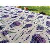 Pago Poco Tovaglia Quadrata Antimacchia 100% Idrorepellente Fantasia LAVANDA E FIORELLINI ...NO STIRO!!!! (140x140)