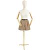 GramStudio Manichino femminile display manichino corpo regolabile in altezza con braccia flessibili (oro, 157-215 cm)