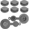 TOYANDONA 8 pezzi valvole sottovuoto in plastica per sacchetti di compressione, valvola di ricambio ermetica per sacchetti sottovuoto, conservazione migliorata per la casa e i viaggi