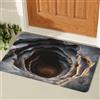 AVSMGP Tappeto 3D con Effetto Ottico A Forma di Buco Senza Fondo, Zerbino per Ingresso Interno Ed Esterno per Arredamento Casa, Sala Giochi, Cortile,Patio, Facile da Pulire,B,40 * 60CM/1'4 × 2'0