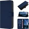 CASEONJAN Cover per iPhone 13 Pro, Custodia a Portafoglio Cover a Libro in Pelle PU [Slot per Schede], Flip Caso Antiurto Case per iPhone 13 Pro (Blu)