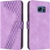 OKZone Cover per Samsung Galaxy S7, Custodia in Pelle Samsung S7, Antiurto Cover a Libro Galaxy S7 Magnetica Portafoglio Folio PU Pelle Flip Protettiva Caso con Wallet Case Cover (Porpora)