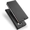 Verco Galaxy A3 (2017) Cover, Custodia a Libro Pelle PU per Samsung Galaxy A3 2017 Case Booklet Protettiva [magnetica integrata], Nero