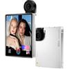 OBA IKKO MindOne Pro Smartphone AI, Display AMOLED 4, Dual OS Android 15, Vetro Zaffiro, Fotocamera 50MP con OIS, 8GB RAM, 256GB, Connettività Globale, Bianco